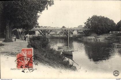 CPA Saintes La Paserelle