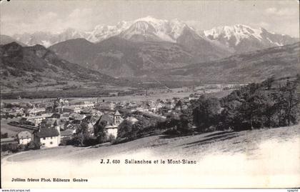 CPA Sallanches et le Mont Blanc