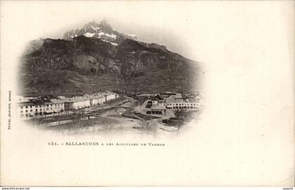 CPA Sallanches et les aiguilles de Varens