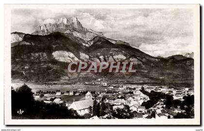 CPA Sallanches Vue generale et les aiguilles de Warens