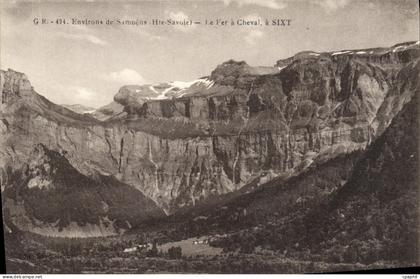 CPA Environs de Samoens Haute Savoie Le Fer a Cheval a Sixt