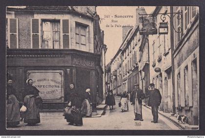 FRANCE, RPPC Postcard, Sancerre, Rue de la Paix