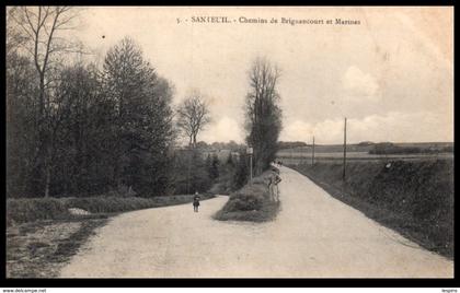 95 - SANTEUIL -- Chemin de brignancourt et Marines