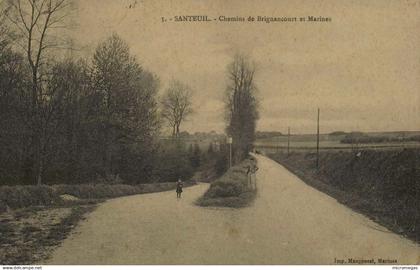 95 - SANTEUIL - Chemins de Brignancourt et marines