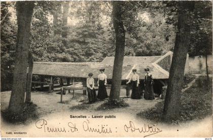 CPA SARCELLES - Lavoir public (350132)