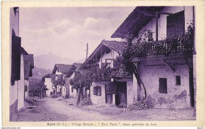 CPA SARE (B.P.) Village Basque - Petit Paris vieux quartier de SARE (171560)