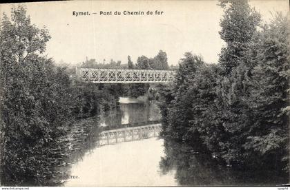 CPA Eymet Pont Du Chemin De Fer