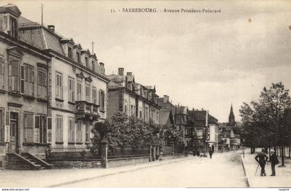 CPA Sarrebourg Avenue President Poincare