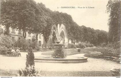 CPA Sarrebourg Place de la Liberte