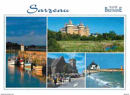 Carte Postale - 56 - Sarzeau - Multivues - Bateaux - Flamme Postale - CPM - Voir Scans Recto-Verso - Poscard - Carta Pos