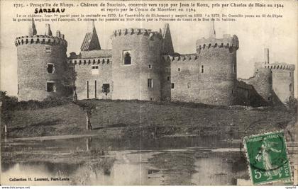 CPA Sarzeau Presqu lle de Rhuys Chateau de Suscinio construit vers par Jean le Ronx pris Charles de Blois en