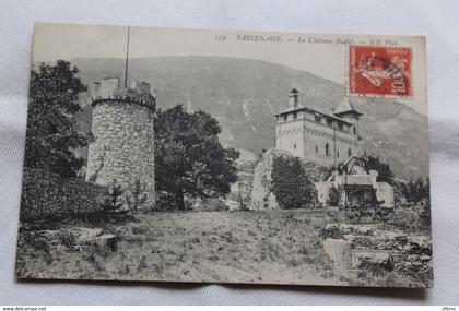 Cpa 1912, Sassenage, le château féodal, Isère 38