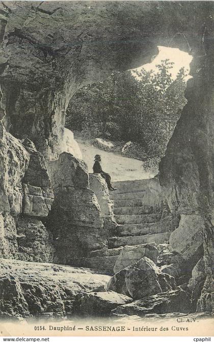 CPA Sassenage Dauphine Interieure des Cuves