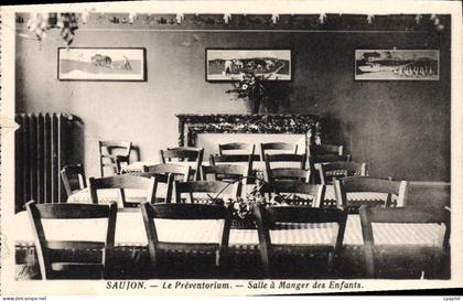 CPA Saujon Le Preventorium Salle A Manger Des Enfants