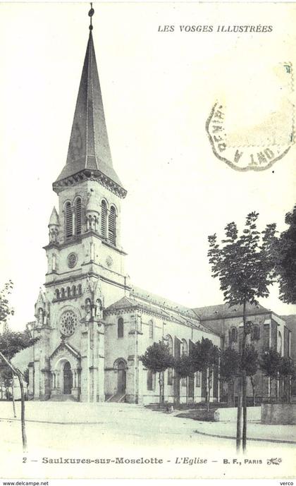 Carte postale ancienne de SAULXURES sur MOSELOTTE