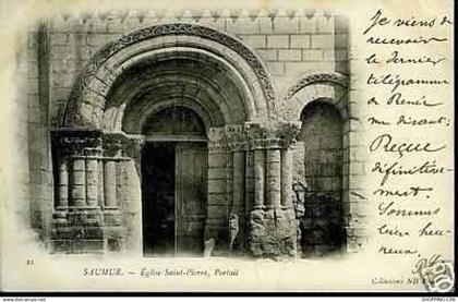 49 - Saumur - Eglise Saint-Pierre - Portail