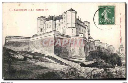 CPA Saumur Chateau fort
