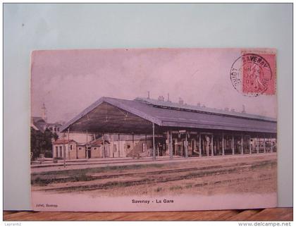 SAVENAY (LOIRE ATLANTIQUE) LA GARE.