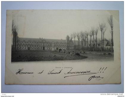 SECLIN  (Nord)  :  L'HOSPICE   1903