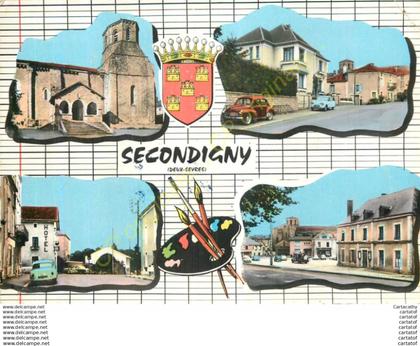 79.  SECONDIGNY . CP multivues .