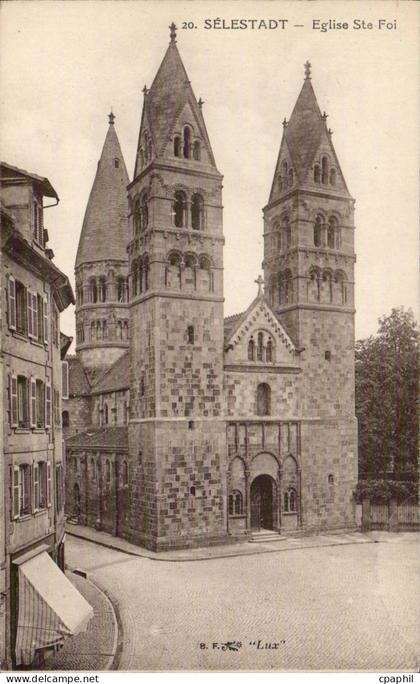 CPA Selestat Eglise Ste Foi
