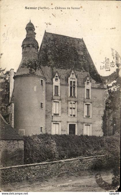CPA Semur Chateau de Semur