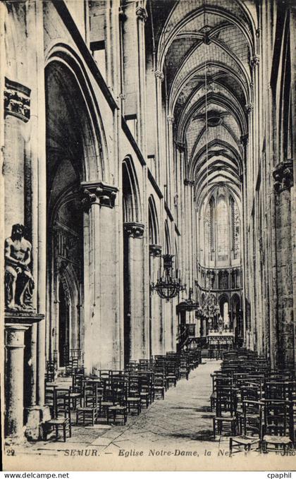 CPA Semur Eglise Notre Dame