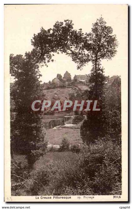 CPA Semur en Auxois Paysage