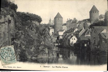 CPA Semur La Roche Caron