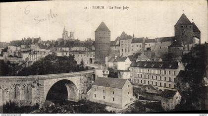 CPA Semur Le Pont Joly