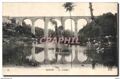 CPA Semur Le Viaduc