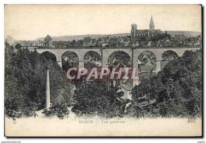 CPA Semur Vue generale