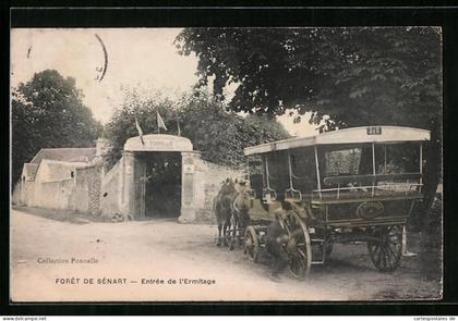 CPA Sénart, Forêt de Sénart, Entrée de l`Ermitage