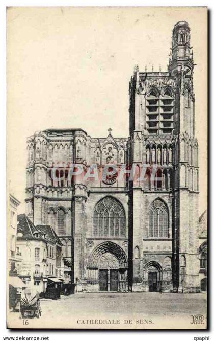 CPA Cathedrale De Sens