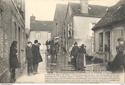 CPA Sens Inondations de 1910