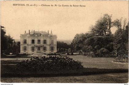 CPA SEPTEUIL Chateau de Mr Le Comte de Saint-Seine (1386244)