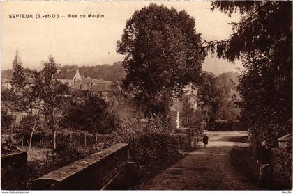 CPA SEPTEUIL Rue du Moulin (1386098)