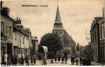CPA SERQUIGNY - Le Bourg (393029)