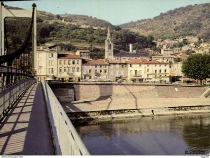 CPA Serrieres Ardeche Vue generale