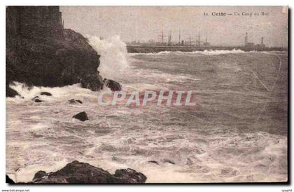 Sete - Cette - Un Coup de Mer - CPA