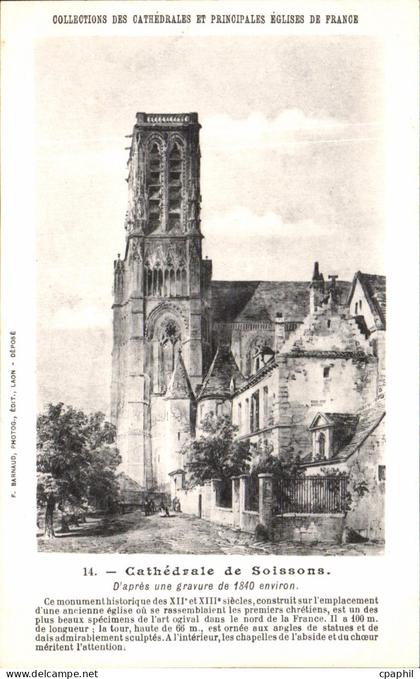 CPA Cathedrale de Soissons