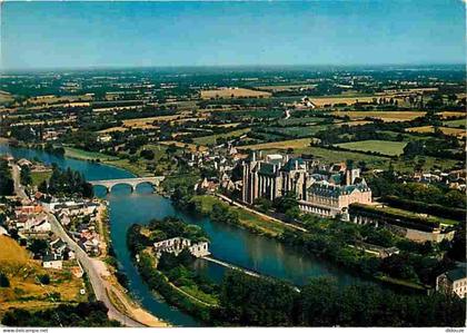 Carte Postale - 72 - Solesmes - La Sarthe à Solesmes - Vue aérienne - CPM - Voir Scans Recto-Verso - Poscard - Carta Pos