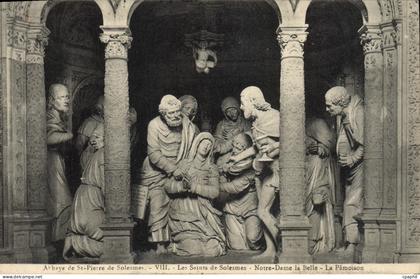 CPA Abbaye De St Pierre De Solesmes Les Saints de Solesmes Notre Dame la Belle La Pamoison