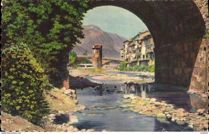 CPA Sospel Le Vieux Pont