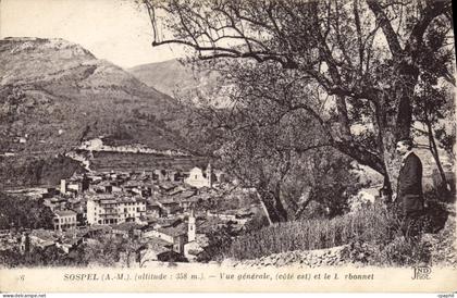 CPA Sospel Vue generale