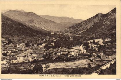 CPA Sospel Vue Generale