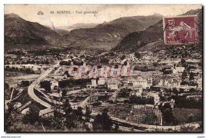 Sospel - Vue Generale - CPA