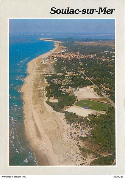 Carte Postale - 33 - Soulac sur Mer - Vue panoramique - L'Amélie - Vue aérienne - Flamme Postale de Soulac sur Mer - CPM