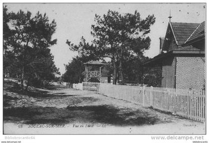 CPA  D33 - SOULAC SUR MER < VUE EN FORET