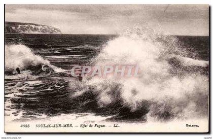 CPA Soulac sur mer Effet de vagues